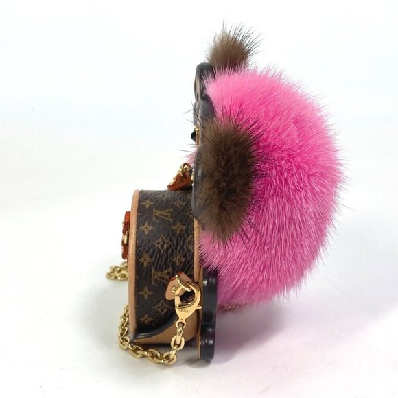 LOUIS VUITTON Monogram Body Chain- Monkey hat bock/accessories Necklace - Picture 4 of 9